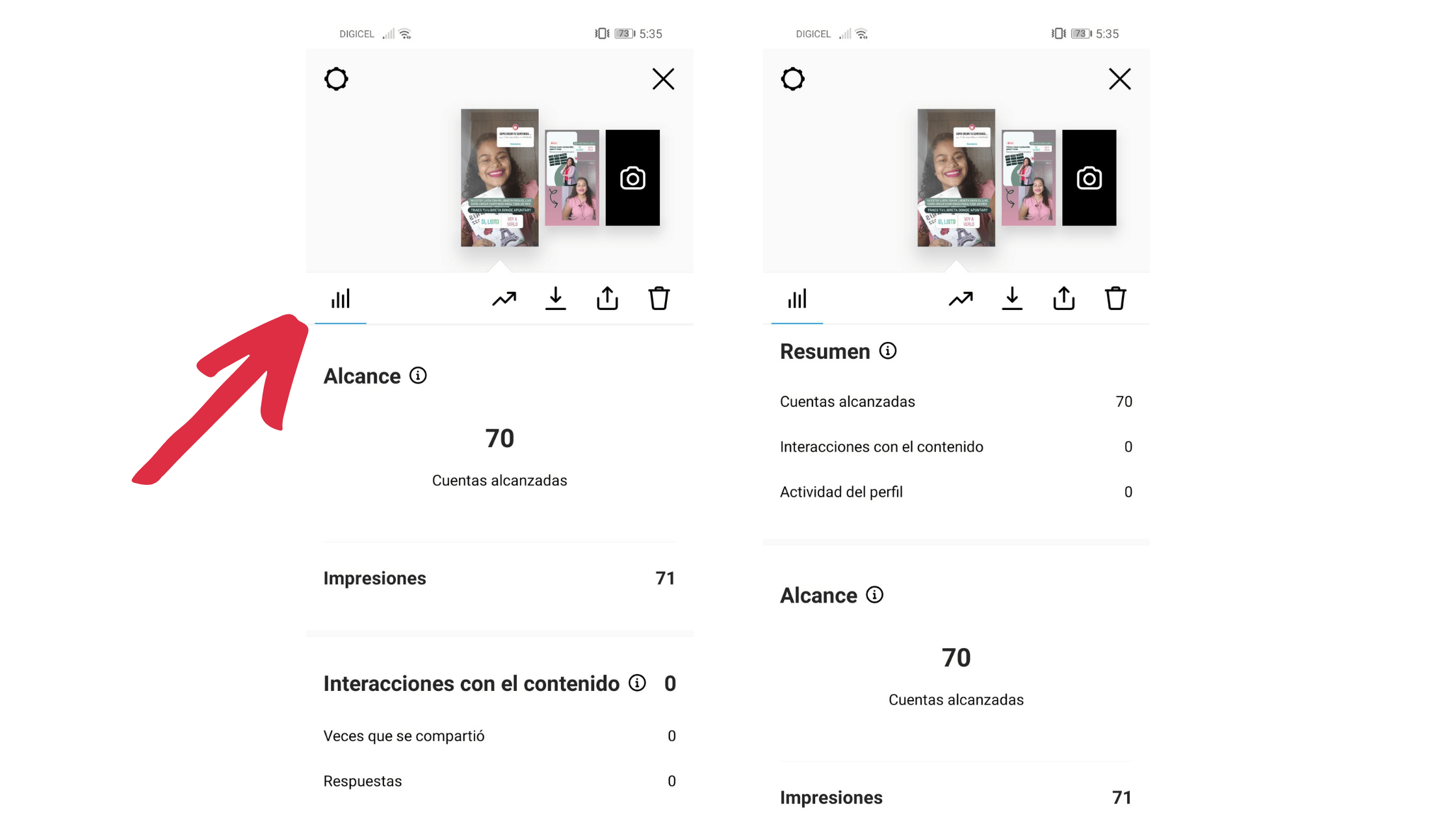 Como ver las estadísticas en las stories
historias de Instagram 
estadísticas de Instagram
como ver las estadísticas de Instagram